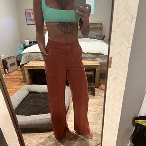 YFB. SLOUCHY TROUSER // PAPRIKA PIGMENT Size Medium